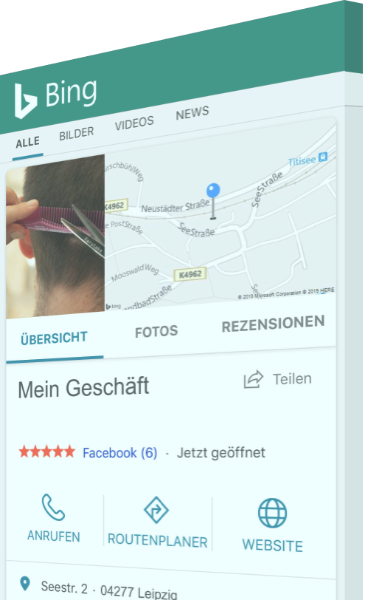 Bing Maps Profil bei Faires-Online-Marketing